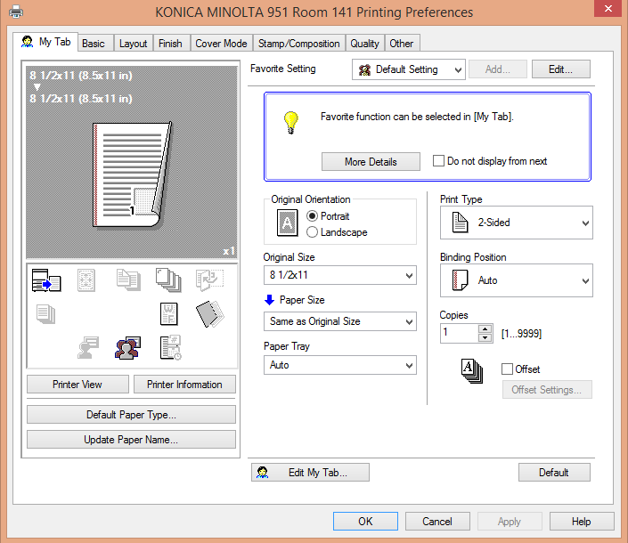 Contents of run box